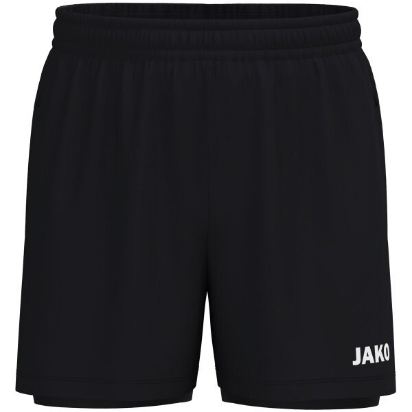 Jako 2-in-1 Short One Unisex - schwarz