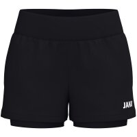 Jako 2-in-1 Short One Damen - schwarz