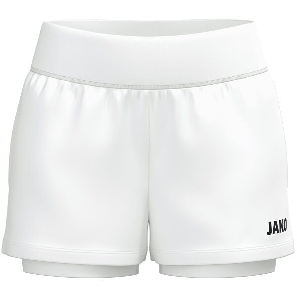 Jako 2-in-1 Short One Damen - weiß