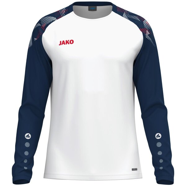 Jako Longsleeve Sonic Kinder - weiß/marine/rot