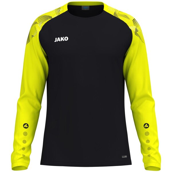 Jako Longsleeve Sonic Kinder - schwarz/neongelb