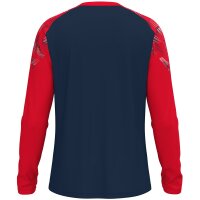 Jako Longsleeve Sonic Kinder - marine/rot