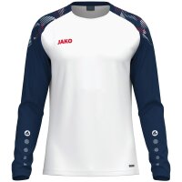 Jako Longsleeve Sonic - weiß/marine/rot