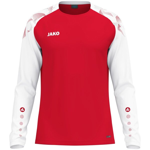Jako Longsleeve Sonic - rot/weiß