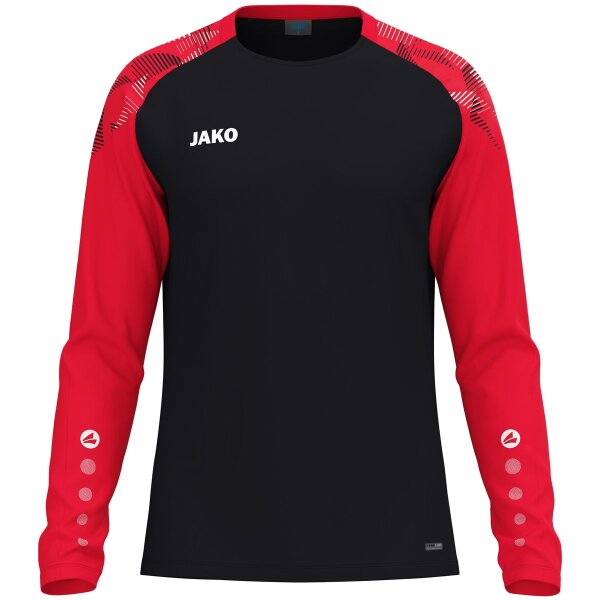 Jako Longsleeve Sonic - schwarz/rot