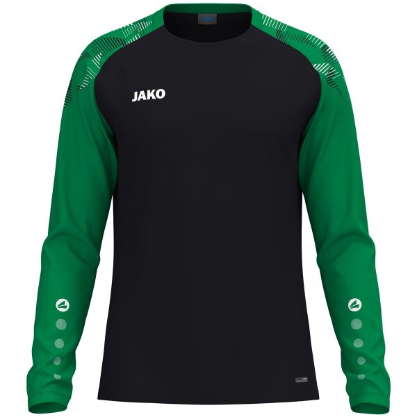 Jako Longsleeve Sonic - schwarz/grün
