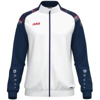 Jako Polyesterjacke Sonic - weiß/marine/rot