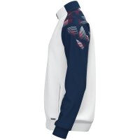 Jako Polyesterjacke Sonic - weiß/marine/rot