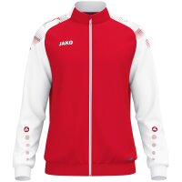 Jako Polyesterjacke Sonic - rot/weiß