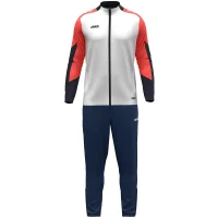 Jako Polyesteranzug Dynamic Kinder - weiß/coral/marine