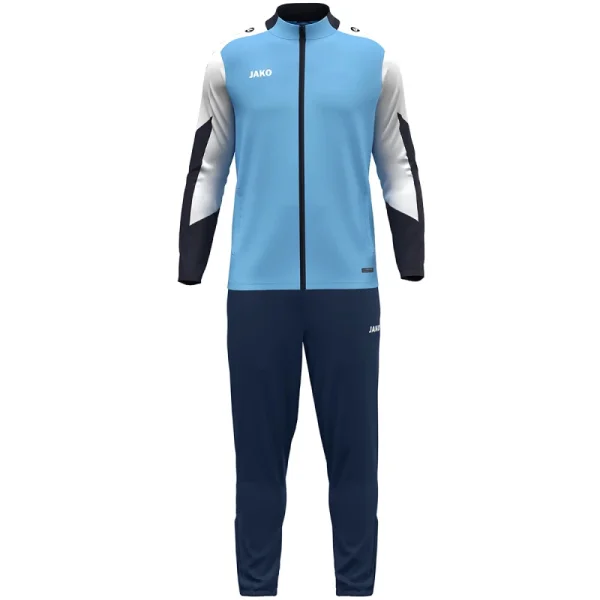 Jako Polyesteranzug Dynamic Kinder - skyblue/weiß/marine