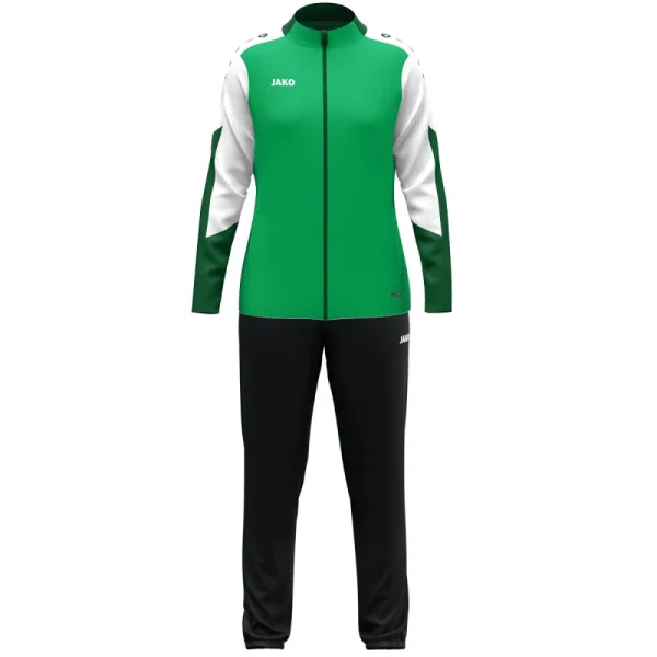 Jako Polyesteranzug Dynamic Damen - grün/weiß/dunkelgrün