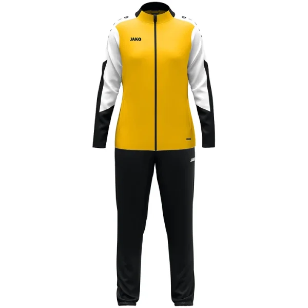 Jako Polyesteranzug Dynamic Damen - gelb/weiß/schwarz