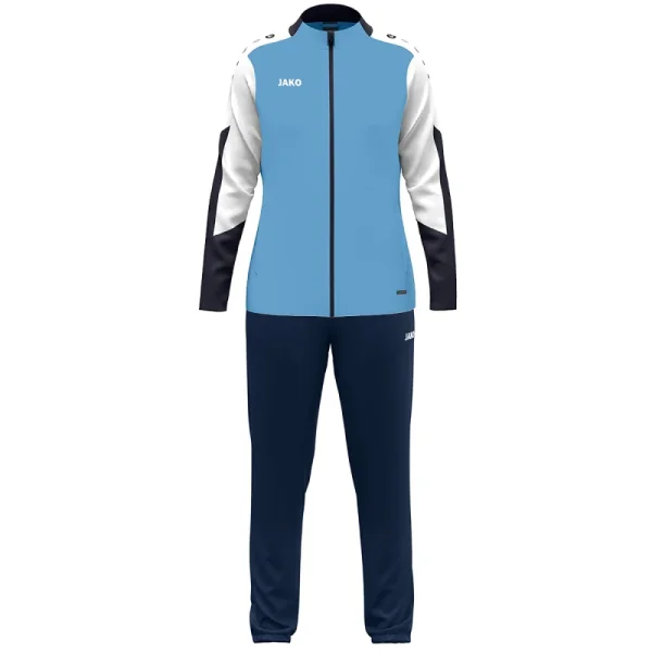 Jako Polyesteranzug Dynamic Damen - skyblue/weiß/marine