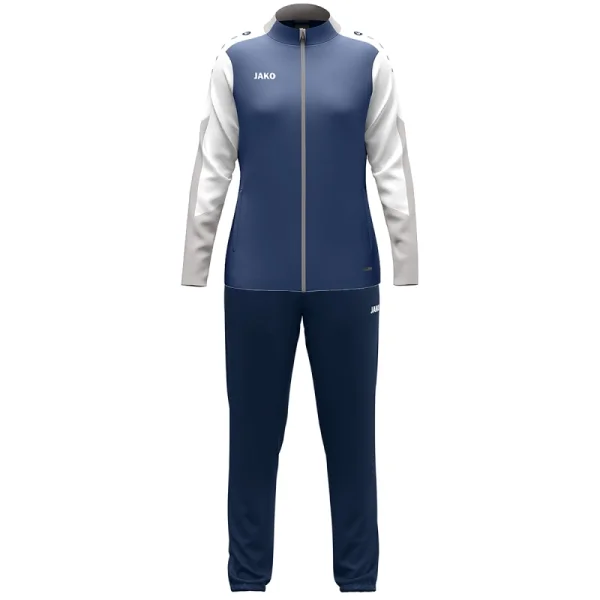 Jako Polyesteranzug Dynamic Damen - nachtblau/weiß/hellgrau