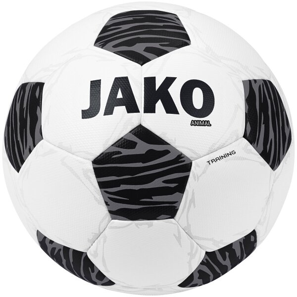 Jako Trainingsball Animal - weiß/schwarz/steingrau