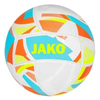 Jako Miniball Iconic - weiß/cyan/neongelb