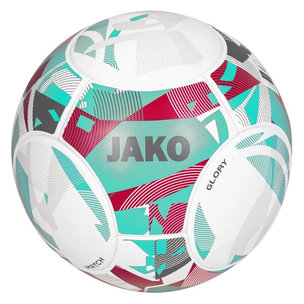 Jako Spielball Glory - weiß/rubine red/cool gray