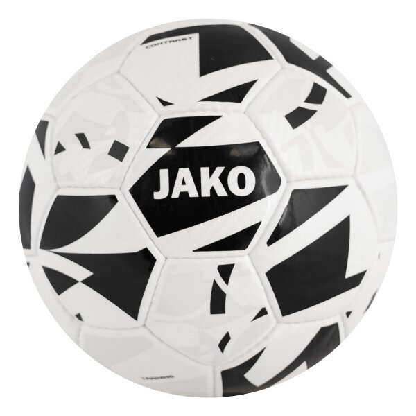 Jako Trainingsball Contrast - weiß/schwarz