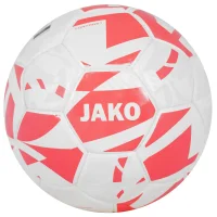 Jako Trainingsball Contrast - weiß/coral