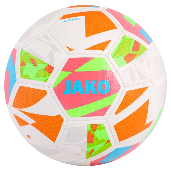 Jako Lightball Iconic - weiß/coral/neongün, 350g