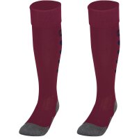 Jako Roma Stutzenstrumpf Erwachsene - maroon/seablue
