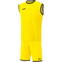 Jako Center 2.0 Trikot Unisex Erwachsene - citro/schwarz