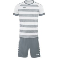 Jako Trikot Celtic Melange KA Kinder - weiß/steingrau