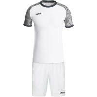 Jako Trikot Iconic KA Kinder - weiß/soft grey/anthra light