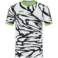 Jako Trikot Animal KA - weiß/schwarz/neongrün