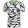 Jako Trikot Animal KA - weiß/schwarz/neongrün