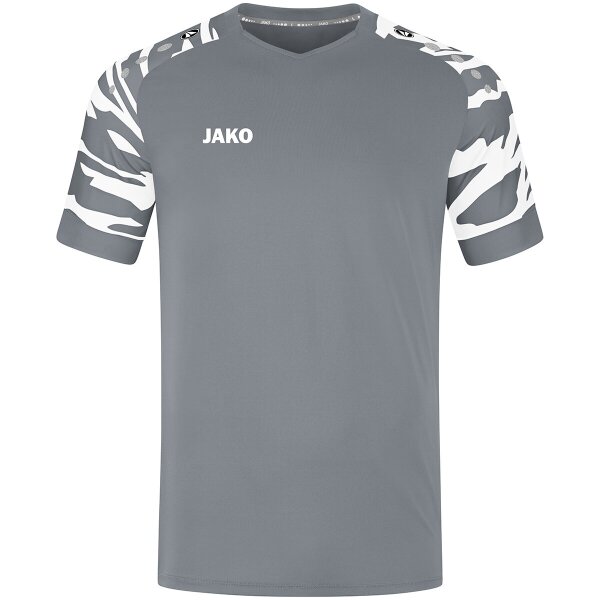 Jako Trikot Wild KA - steingrau/weiß
