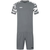 Jako Trikot Wild KA - steingrau/weiß