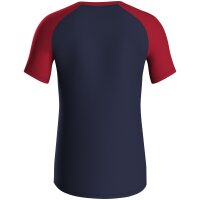 Jako T-Shirt Iconic - marine/chili rot