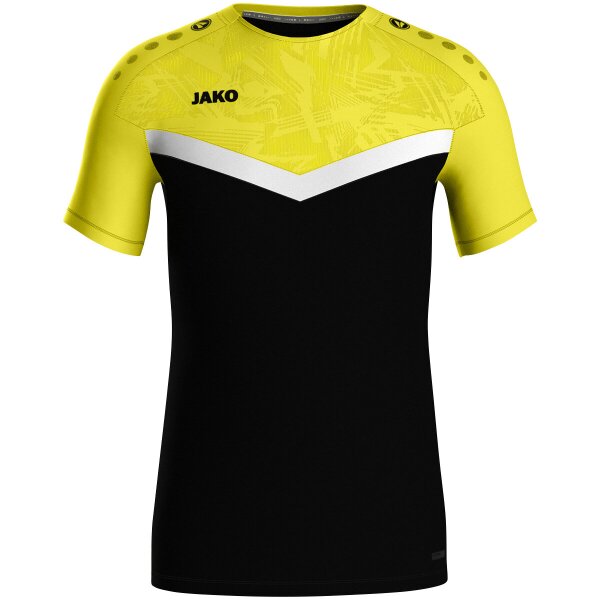 Jako T-Shirt Iconic Kinder - schwarz/soft yellow