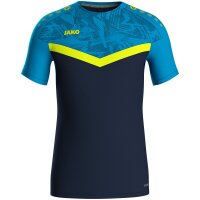 Jako T-Shirt Iconic Kinder - marine/Jako blau/neongelb