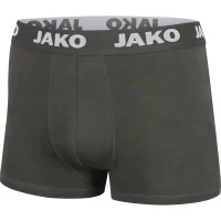 Jako Boxershort Basic 2er Pack - anthrazit