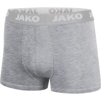 Jako Boxershort Basic 2er Pack - grau meliert