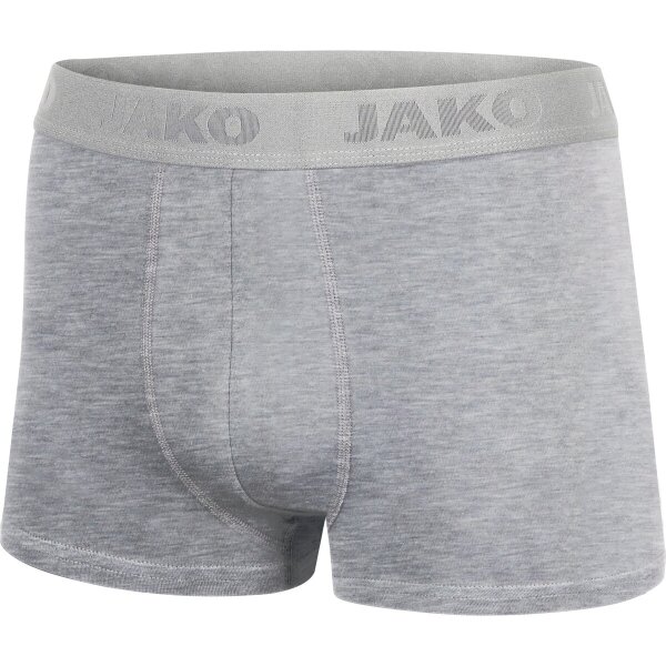 Jako Boxershort Premium 2er Pack - grau meliert