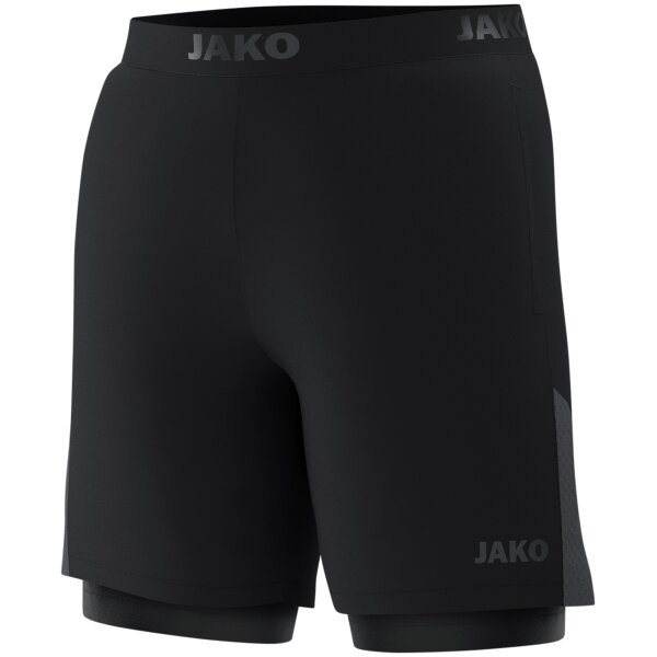 Jako 2-in-1 Short Power - schwarz