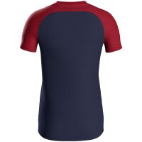 Jako Polo Iconic - marine/chili rot