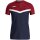 Jako Polo Iconic - marine/chili rot