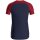 Jako Polo Iconic - marine/chili rot