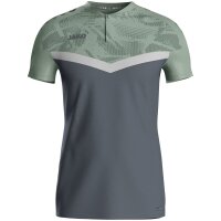 Jako Polo Iconic - anthra light/mintgrün/soft grey