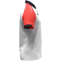 Jako Polo Dynamic Kinder - weiß/coral/marine