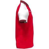 Jako Polo Dynamic Kinder - rot/weiß/dunkelrot