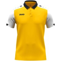 Jako Polo Dynamic Kinder - gelb/weiß/schwarz