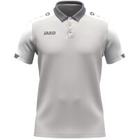 Jako Polo Dynamic Kinder - hellgrau/weiß/grau