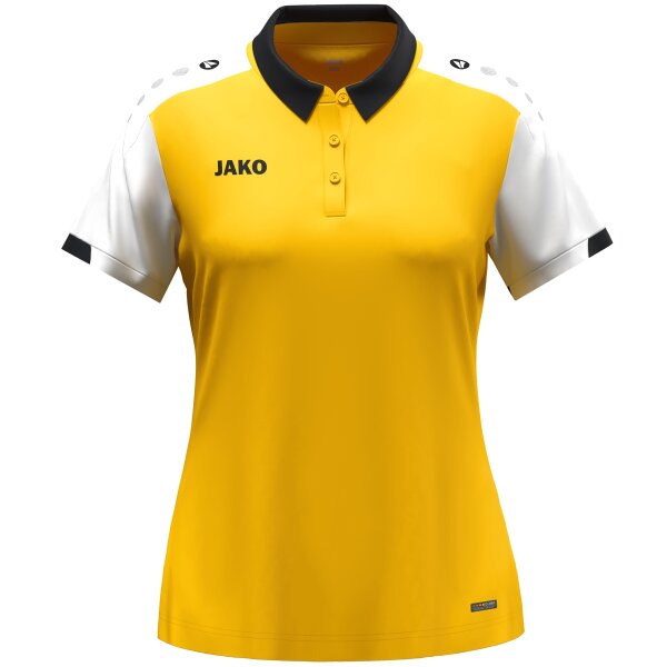 Jako Polo Dynamic - gelb/weiß/schwarz