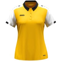 Jako Polo Dynamic - gelb/weiß/schwarz